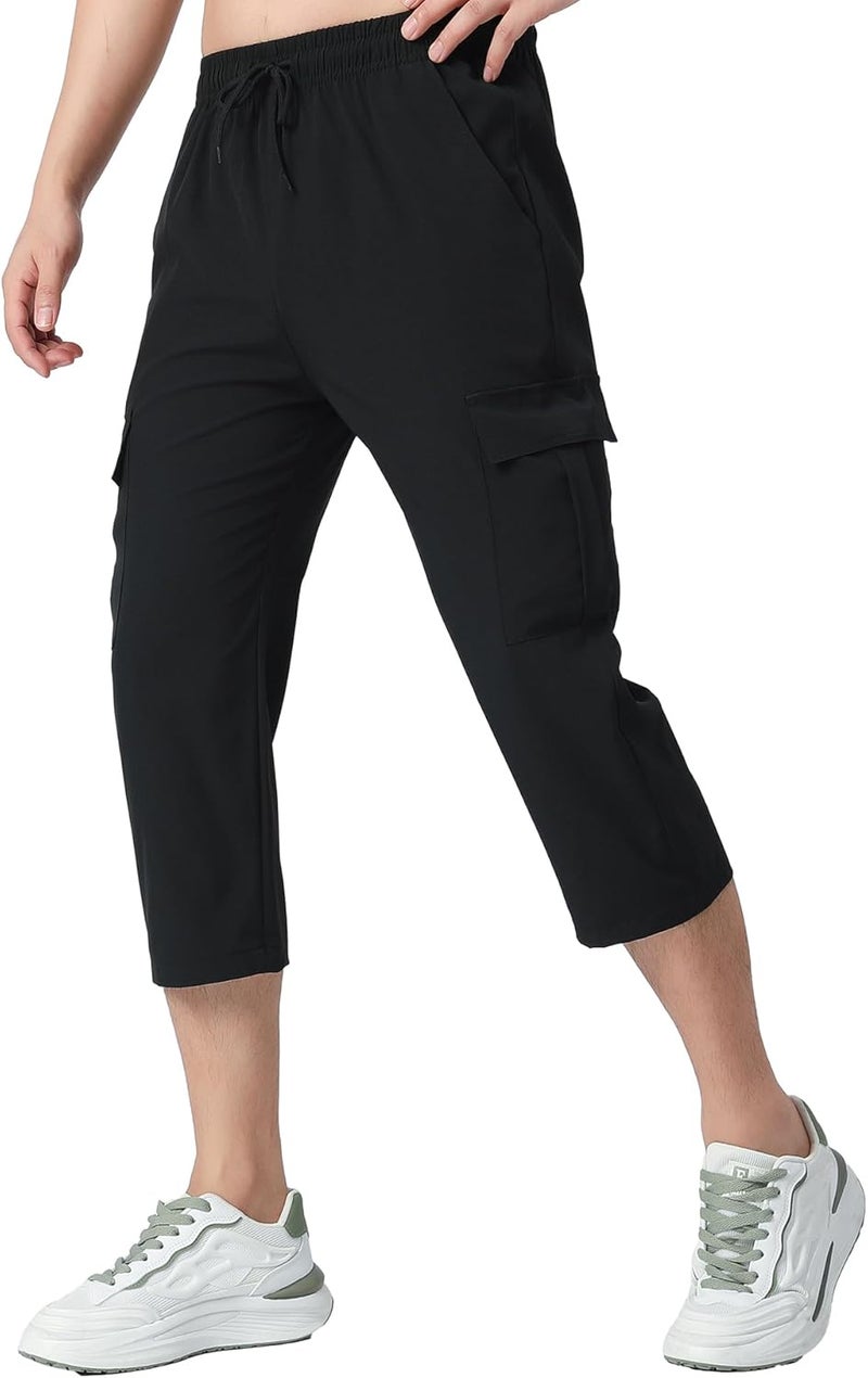 WaltZon Boys Cargo Capris Youth Quick Dry Lightweight Pull-On Hiking Shorts for Sports Outdoor - Image 4